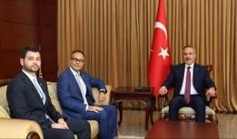 Bakan Fidan, TÜRKPA Genel Sekreteri Hasan'ı Bakü'de kabul etti