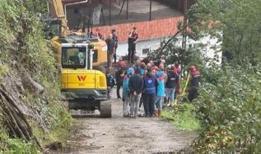 Trabzon'da heyelanda 1 kişi toprak altında kaldı