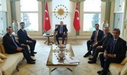Cumhurbaşkanı Erdoğan, Şile, Tuzla ve Çekmeköy belediye başkanlarını kabul etti