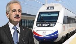 Seyahat süresi 4 saatten 1,5 saate düşecek! Bakan Uraloğlu duyurdu: Hizmete açılıyor