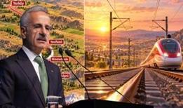 Kayseri yüksek hızlı trenine kavuşuyor! Bakan Uraloğlu animasyon kliple duyurdu: Hele gardaş...