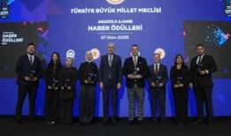 Anadolu Ajansı Haber Ödülleri TBMM'de düzenlenen törenle sahiplerini buldu