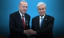 Cumhurbaşkanı Erdoğan, Kazakistan Cumhurbaşkanı Tokayev onuruna yemek verdi