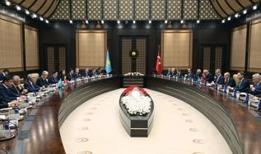 Cumhurbaşkanı Erdoğan, Kazakistan Cumhurbaşkanı Tokayev ile heyetler arası görüşmeye başkanlık etti