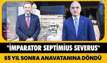 Kaçırılan Severus'un heykel başı Türkiye'de