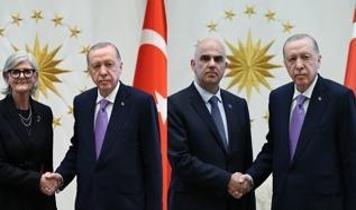 Cumhurbaşkanı Erdoğan'dan Külliye'de kritik kabul: Filistin'e dikkat çekildi