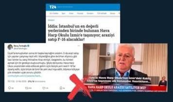 DMM: Hava Harp Okulu'nun İzmir'e taşınması iddiası yalan!
