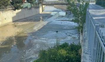 Nakkaş Deresi'nden yayılan kötü koku vatandaşları isyan ettirdi!
