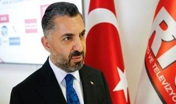 RTÜK Başkanı Şahin: Tüm yayıncılarımızı azami dikkate davet ediyorum