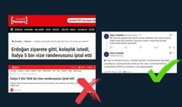Cumhurbaşkanı Erdoğan'ın İtalya ziyaretinden rahatsız oldular! Vize yalanı tutmadı