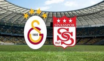 Galatasaray - Sivasspor maç kadrosu: Galatasaray Sivasspor muhtemel ilk 11'ler!