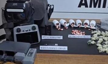 İzmir'de uyuşturucu sevkiyatında kullanılan dron düşürüldü