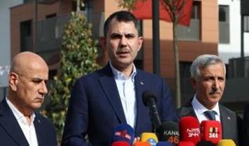 Bakan Kurum'dan konut müjdesi! Yıl sonunu işaret etti