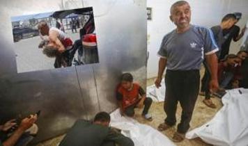 Soykırımcı İsrail Gazze'de kampı bombaladı! Çok sayıda şehit var