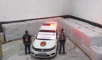 15 milyon lira değerinde 12,5 ton alkollü içki ele geçirildi