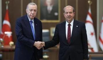 Cumhurbaşkanı Erdoğan, KKTC Cumhurbaşkanı Tatar'ın bayramını tebrik etti
