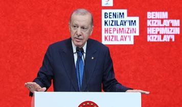 Cumhurbaşkanı Erdoğan: Türk Kızılay kıvanç kaynağımız olan köklü bir iyilik ordusudur