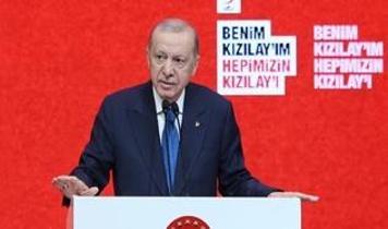 Cumhurbaşkanı Erdoğan: Türk Kızılay kıvanç kaynağımız olan köklü bir iyilik ordusudur