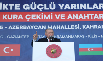 Cumhurbaşkanı Erdoğan: Yapılan konutlar kader birliğimizi gösteriyor