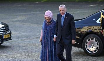 Cumhurbaşkanı Erdoğan, Hollanda Kralı Alexander'ın NATO liderleri onuruna verdiği yemeğe katıldı