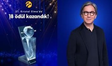 Turkcell'in iletişim gücüne Kristal Elma'dan 18 ödül