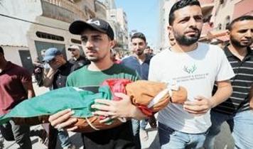Soykırımcı İsrail ablukasındaki Gazze'de bebekler açlıktan ölüyor
