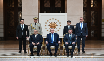 Ukrayna, Slovakya, Özbekistan ve Cezayir büyükelçileri Erdoğan'a güven mektupları sundu