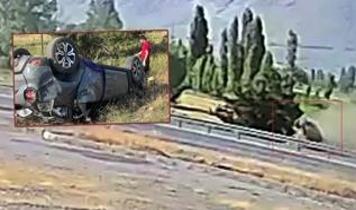 Nişan töreni dönüşü gerçekleşen feci kazanın görüntüleri ortaya çıktı