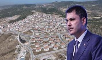 Bakan Kurum, Balıkesir'de yapımı tamamlanan TOKİ konutlarını paylaştı