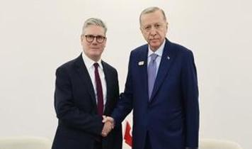 Cumhurbaşkanı Erdoğan, İngiltere Başbakanı Starmer ile telefonda görüştü