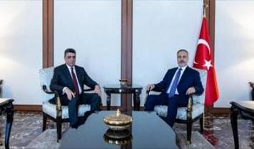 Bakan Fidan, Libya Sayıştay Başkanı Halid Ahmet Şakşak'ı kabul etti