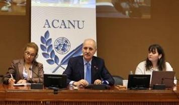 Saldırganlığını durduracak fiili tedbirleri almalı... TBMM Başkanı Kurtulmuş'tan BM'ye "İsrail" çağrısı