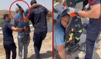 Talihsiz olay! Bu halde hastaneye kaldırıldı