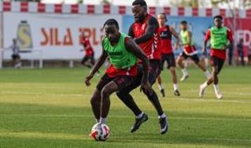 Samsunspor, Gençlerbirliği maçı için antrenmanlara devam ediyor