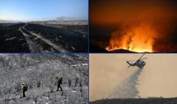 ABD'nin California eyaletindeki yangınlar devam ediyor! 330 kilometrekareden fazla alan kül oldu
