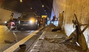 Anadolu otoyolunda zincirleme kaza: 5 yaralı! ulaşım aksadı