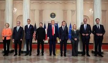 Avrupalı liderler Beyaz Saray'da... ''Bugün bir uzlaşmaya varacağız''