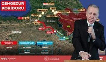 Cumhurbaşkanı Erdoğan'dan Zengezur Koridoru mesajı: Çok önemli kalkınma hamlesi