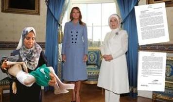 Emine Erdoğan'dan Melania Trump'a Gazze mektubu!