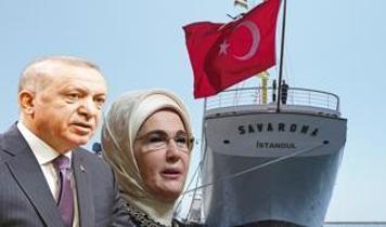Yeni hikaye Emine Erdoğan'ın önerisiyle başladı: Savarona yatı İstanbul Boğazı'nı selamlayacak