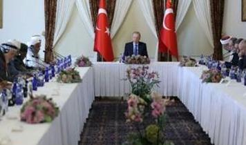 Cumhurbaşkanı Erdoğan, Dünya Müslüman Alimler Birliği Heyetini kabul etti