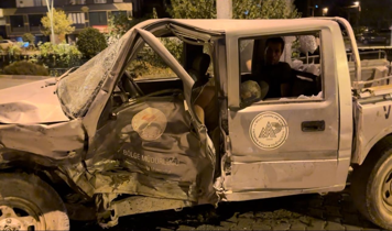 Osmaniye'de cip ile kamyonetin çarpıştığı kazada 4 kişi yaralandı