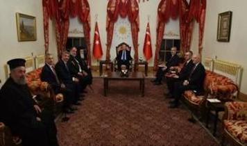 Kudüs'ten Ankara'ya önemli ziyaret: Cumhurbaşkanı Erdoğan, patrik Giannopoulos'u kabul etti