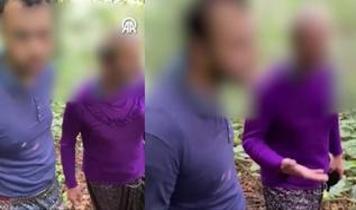 Baba-oğul kadın kıyafetiyle yakalandı! Üzerlerini çıkarınca yakayı ele verdiler