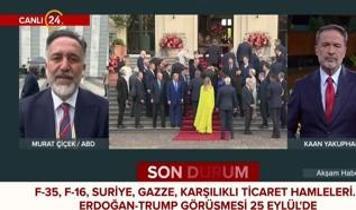 Başkan Erdoğan ABD'de… Gazeteci Çiçek: F-35,F-16 VE CAATSA konusunda yol alınmış durumda