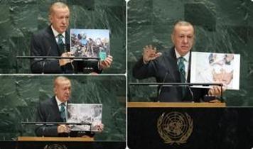 Cumhurbaşkanı Erdoğan BM'de Gazze gerçeğini dünyanın yüzüne vurdu! İşte acı fotoğrafların hikayesi