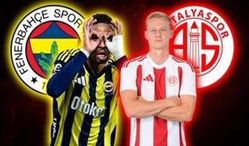 Fenerbahçe-Antalyaspor maçı canlı izle! Fenerbahçe-Antalyaspor maçı hangi kanalda?