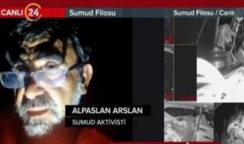 Sumud'dan canlı yayını 24 TV gerçekleştirdi! Türk aktivist o anları paylaştı