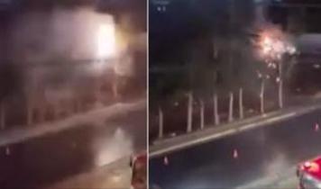 Büyükçekmece'de panik anlar: Elektrik kabloları patladı