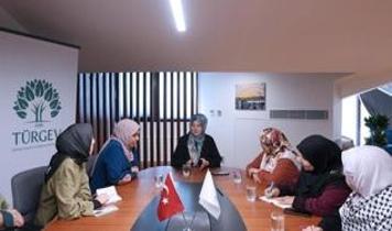 TÜRGEV, Filistinli kadınlarla Gazze için kardeşlik kalkanı kurdu